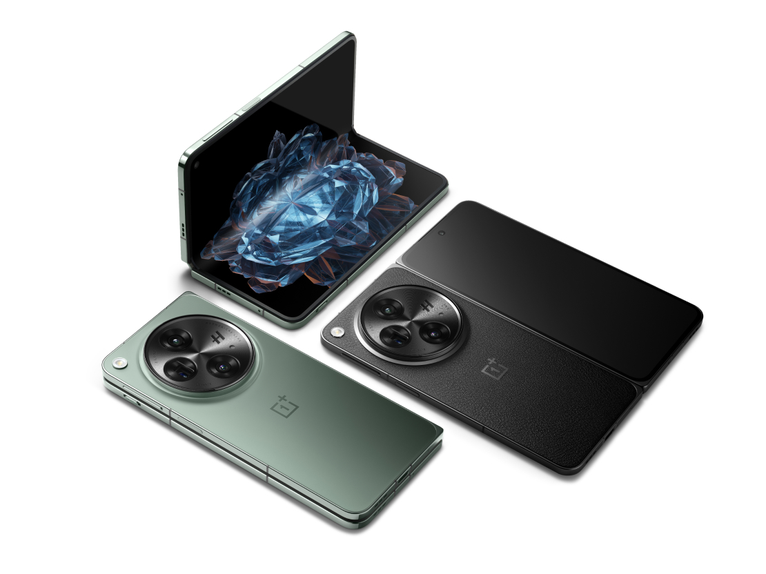 A visually engaging image showcasing the sleek and innovative design of the OnePlus Open foldable smartphone, highlighting its superior build quality and cutting-edge technology. The photo captures the phone's vibrant display, elegantly unfolded, surrounded by its included accessories such as the charger and protective cover, symbolizing the complete unboxing experience. In the background, comparative glimpses of the Samsung S22 Ultra and Samsung Fold 5 hint at the thoughtful decision-making process behind the switch, emphasizing the OnePlus Open's standout features like camera quality, screen excellence, and overall value.
